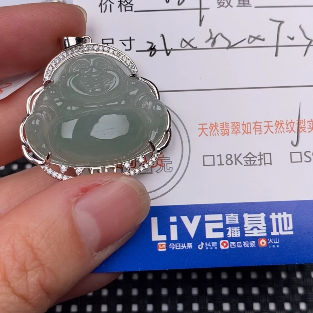 翡翠银S925镶嵌颈饰