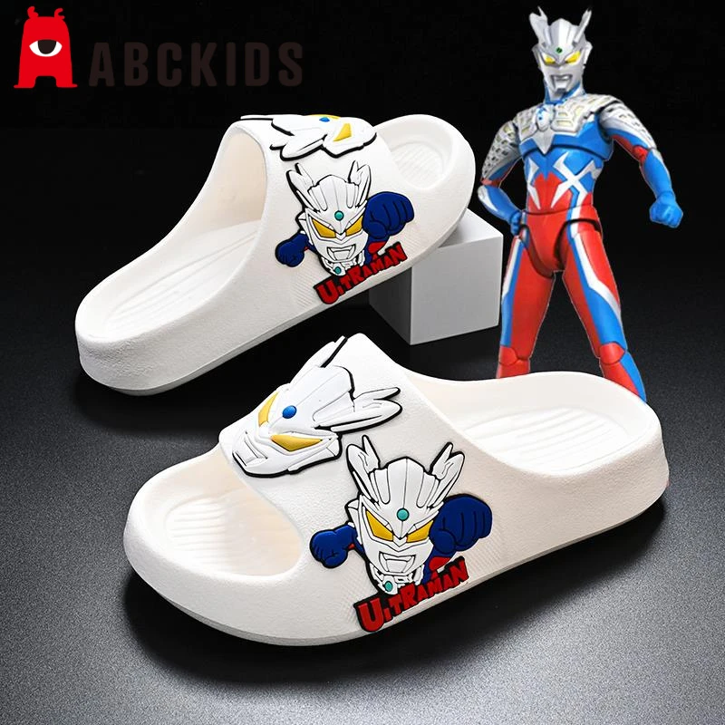 儿童拖鞋男童夏季新款奥特曼防滑大童小孩宝宝室内外穿男孩凉拖鞋
