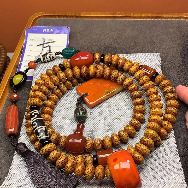 漂***鱼吊坠星月菩提脖挂