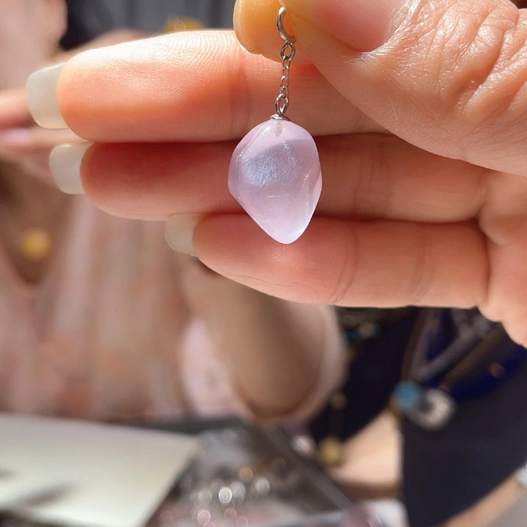 银S925镶嵌颈饰芙蓉石大气款