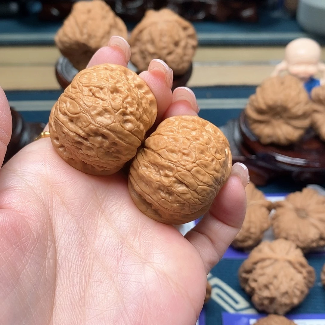 文玩核桃把件岸**看乾隆磨