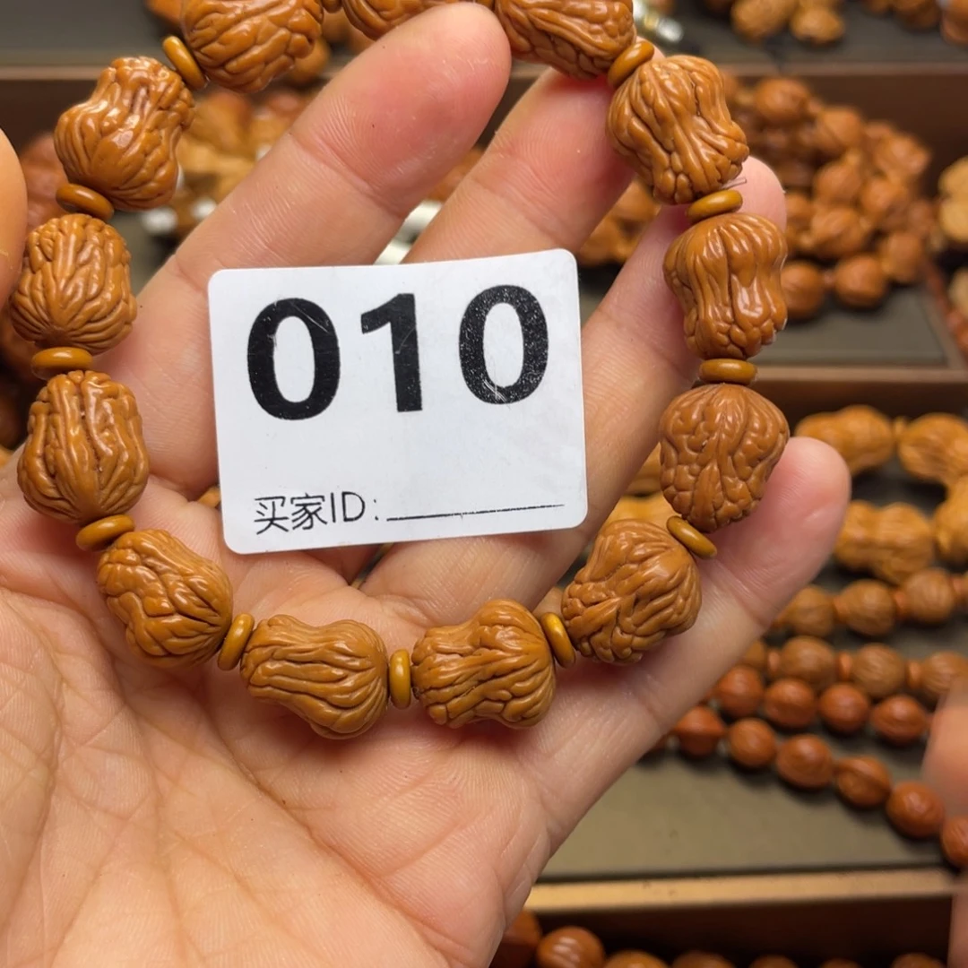 手***柔手串桃核龙纹桃核010