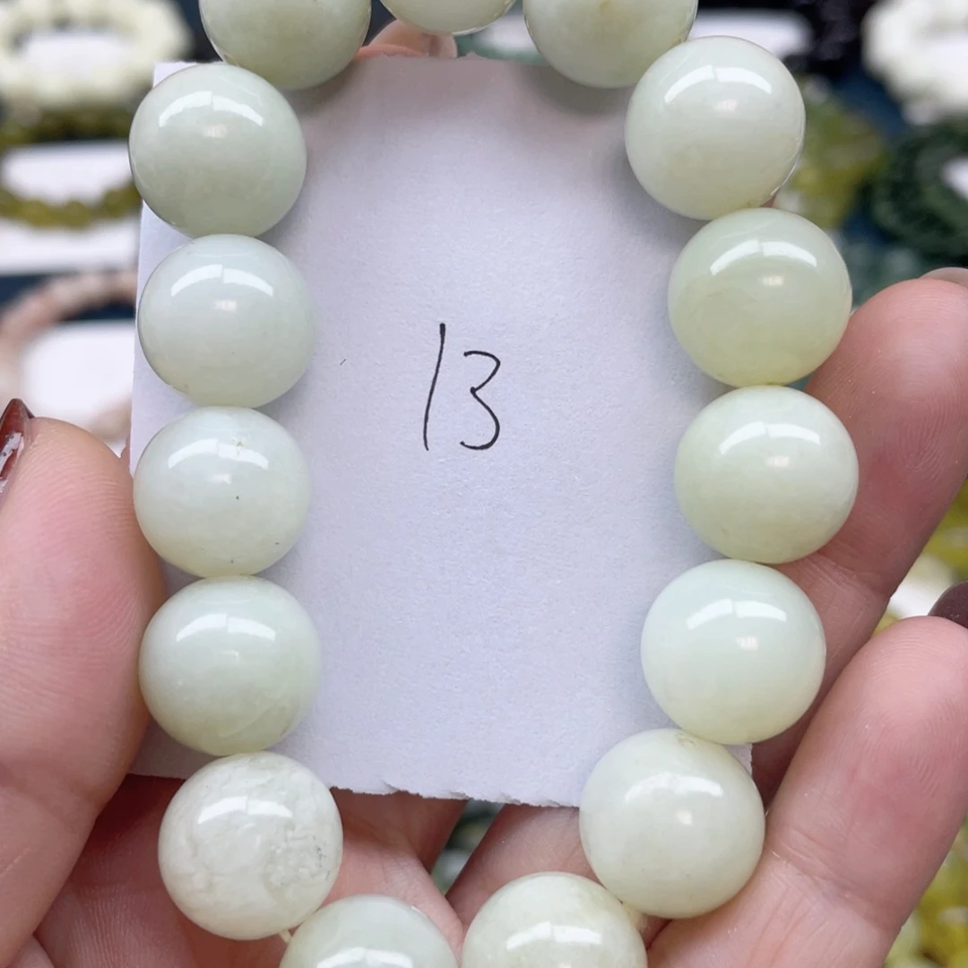 未镶嵌蛇纹石玉手串