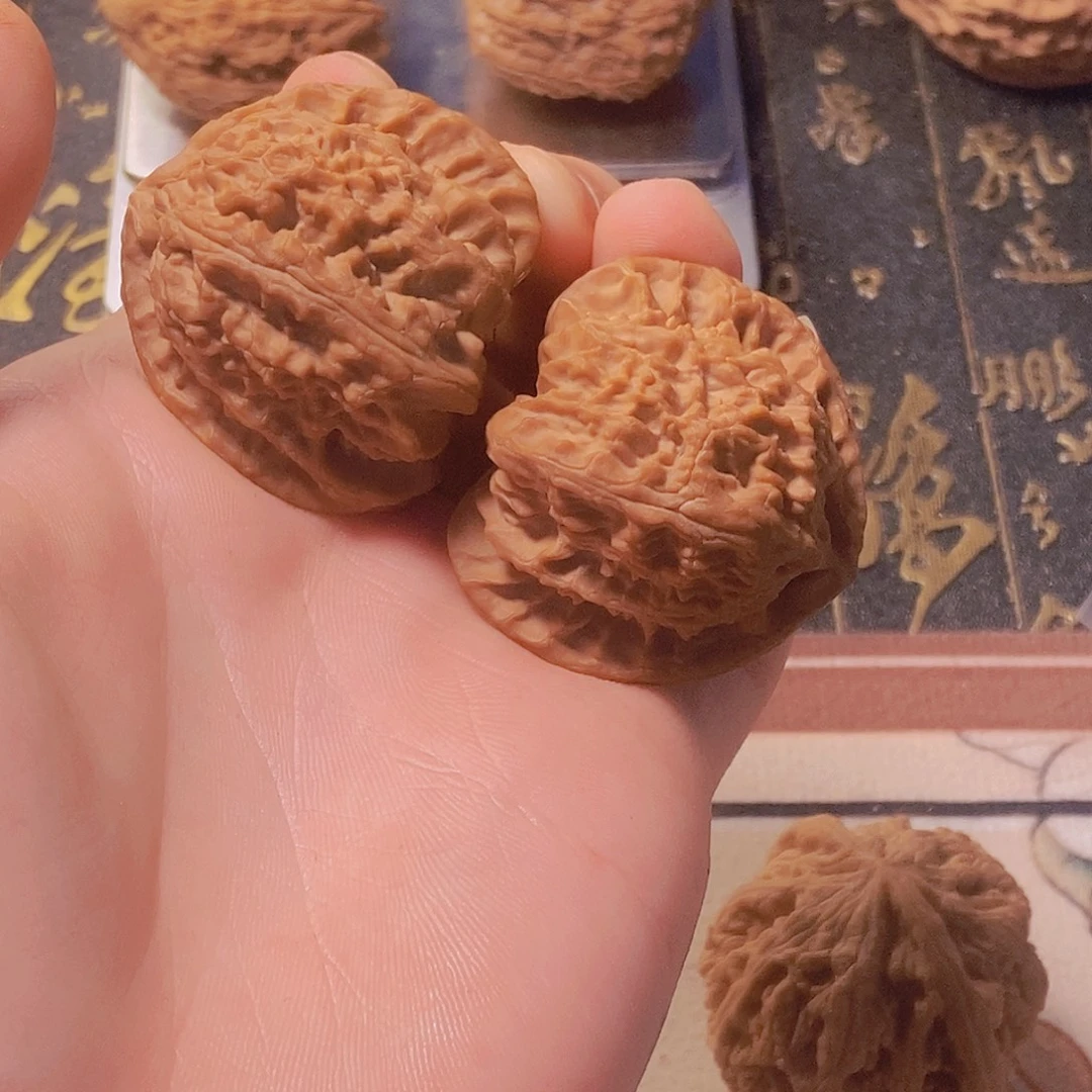 吊坠文玩核桃42角白