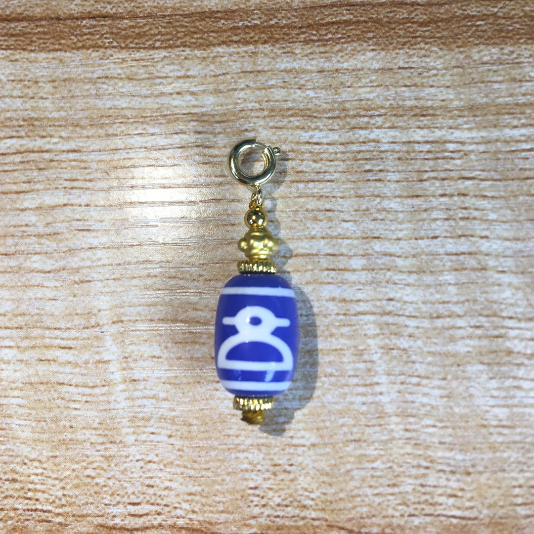 夸恩 老爷单珠玛瑙珠配珠孔道约13*10mm锁骨珠腰珠顶珠