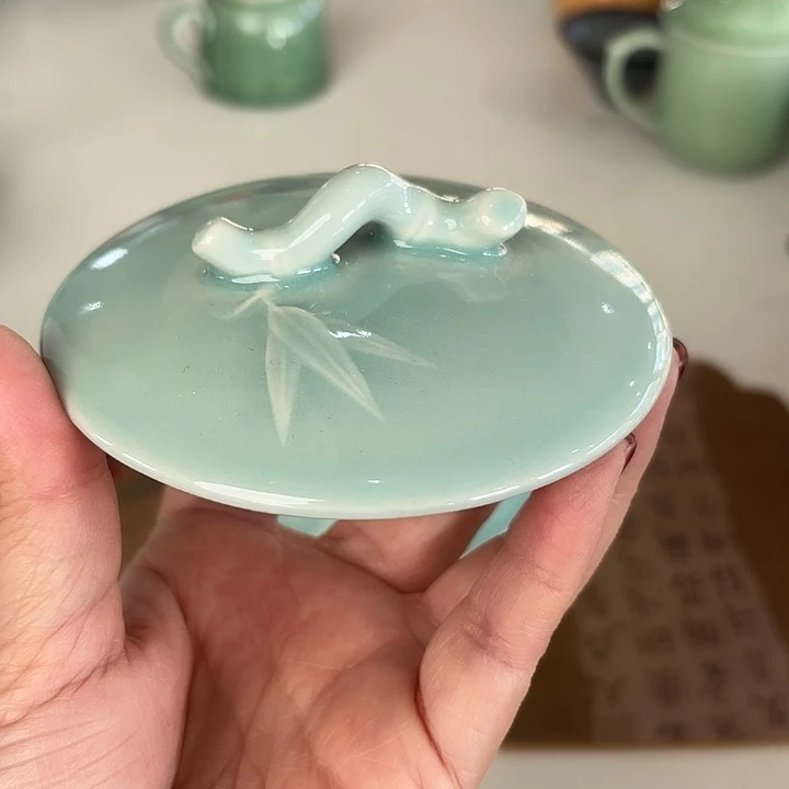 龙泉云间青瓷小米茶器