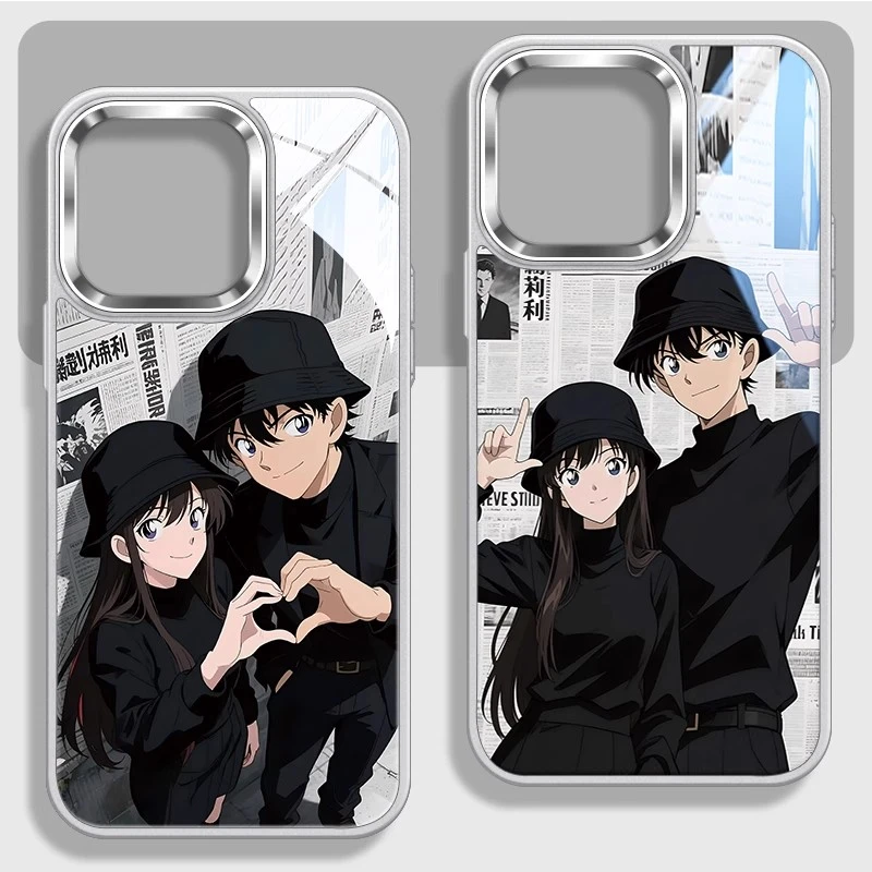 柯南小兰适用苹果16手机壳iphone15pro动漫13/14情侣11潮牌高级感