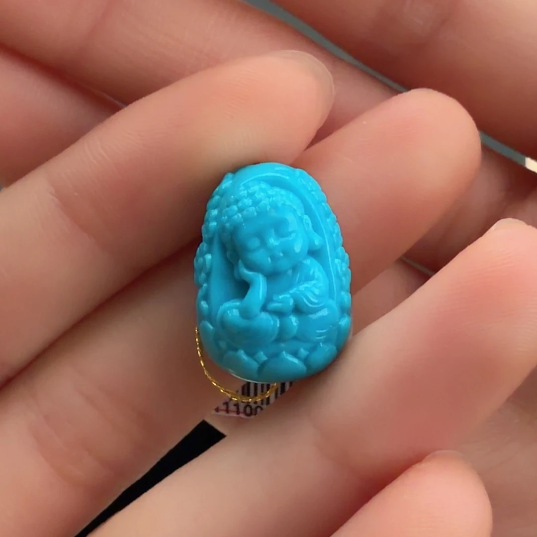 绿松石未镶嵌颈饰