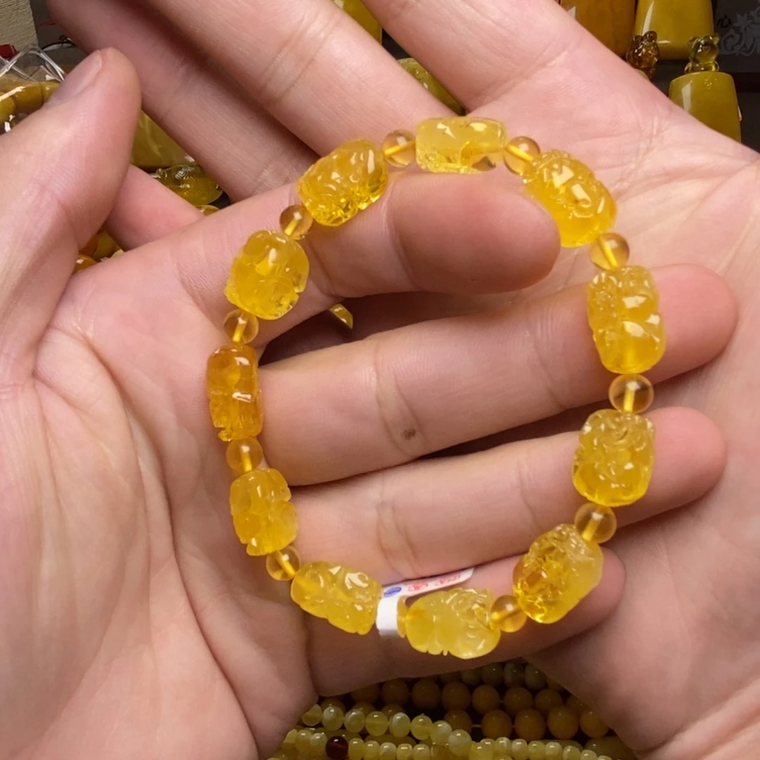 琥珀未镶嵌裸石蜜蜡