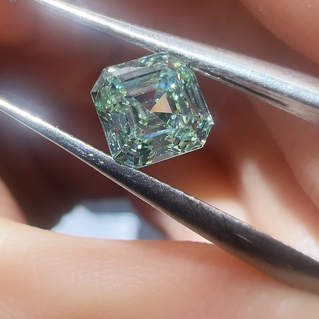 裸石合成钻石阿斯切双证书1.11ct