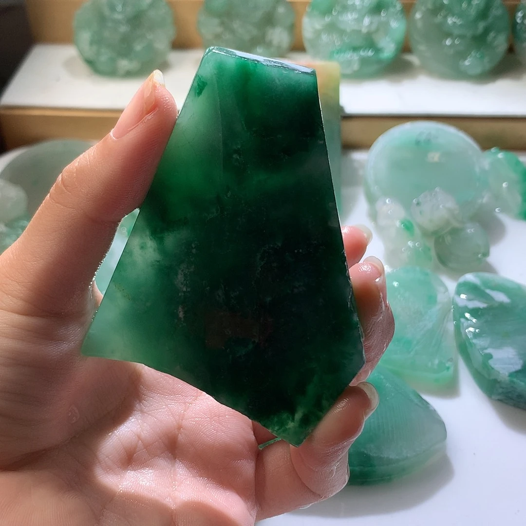 石英质玉未镶嵌珠宝半成品