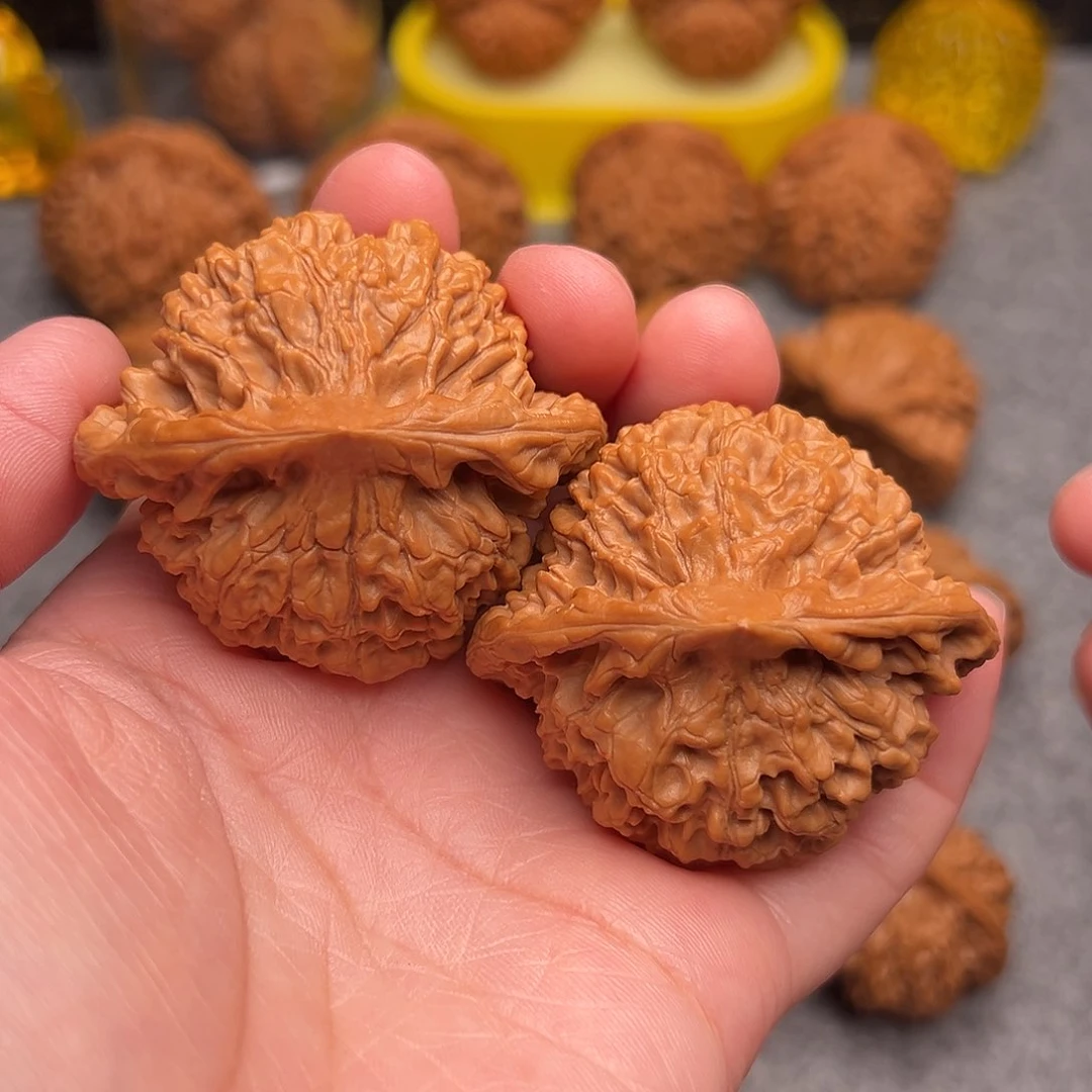 文玩核桃把件精品官帽50全品