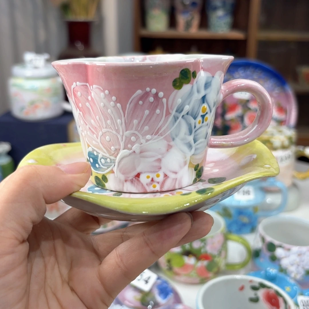 景德镇手绘高温釉下彩陶瓷茶具