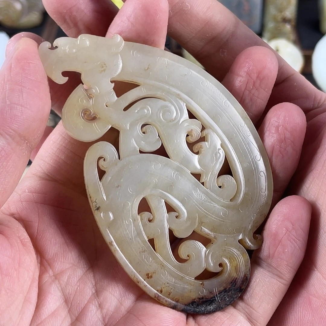 和田玉（糖玉）未镶嵌挂件博*卿