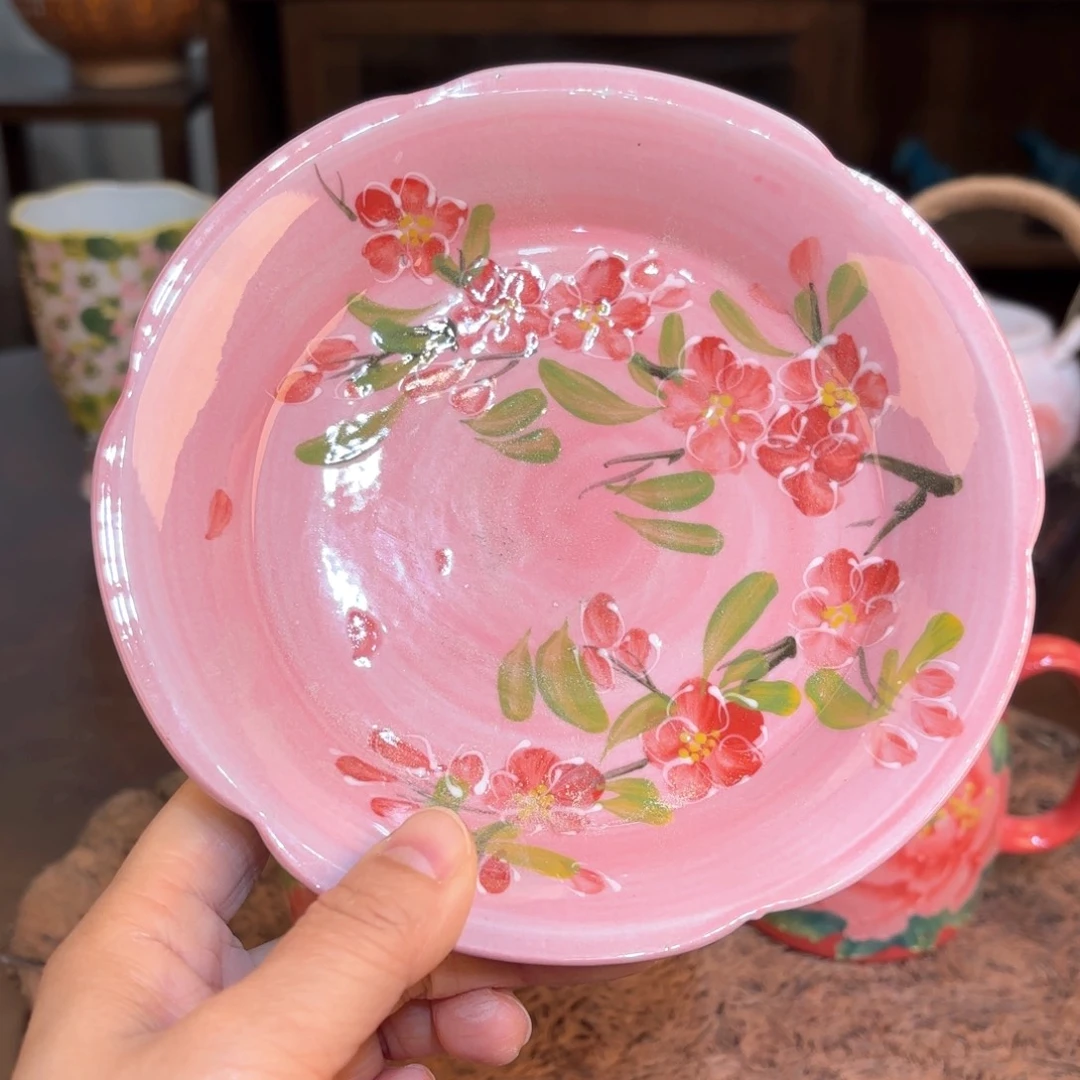 景德镇手绘高温釉下彩陶瓷茶具