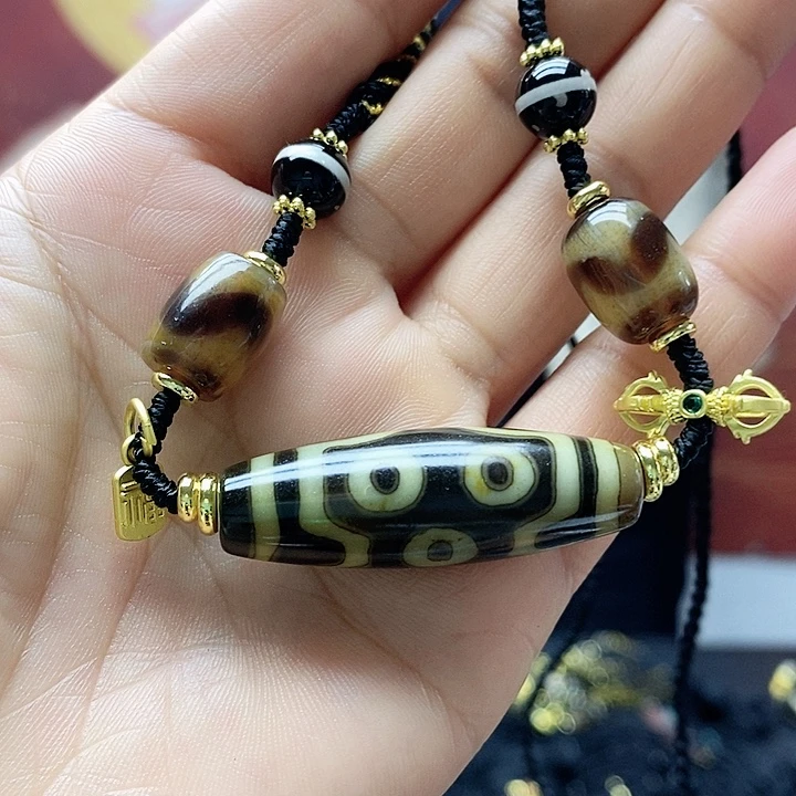 玛瑙/玉髓合金颈饰