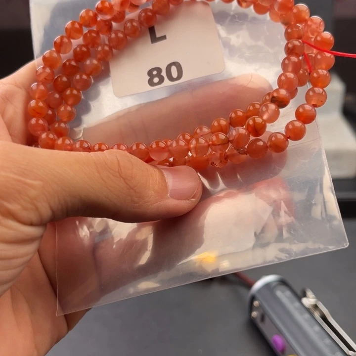 未镶嵌多样性发货默认微瑕6mm南红玛瑙