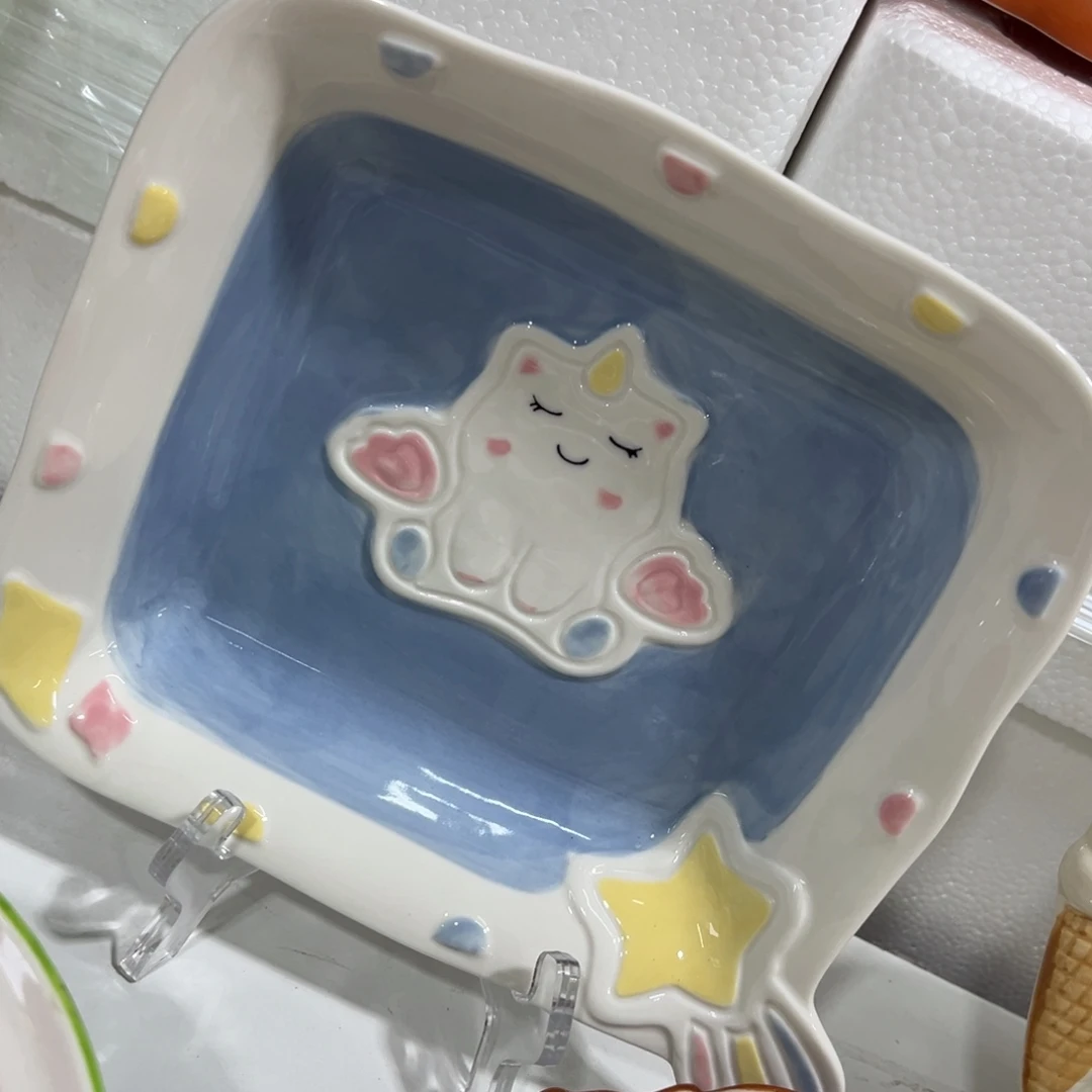 摆件高温陶瓷釉下彩正品