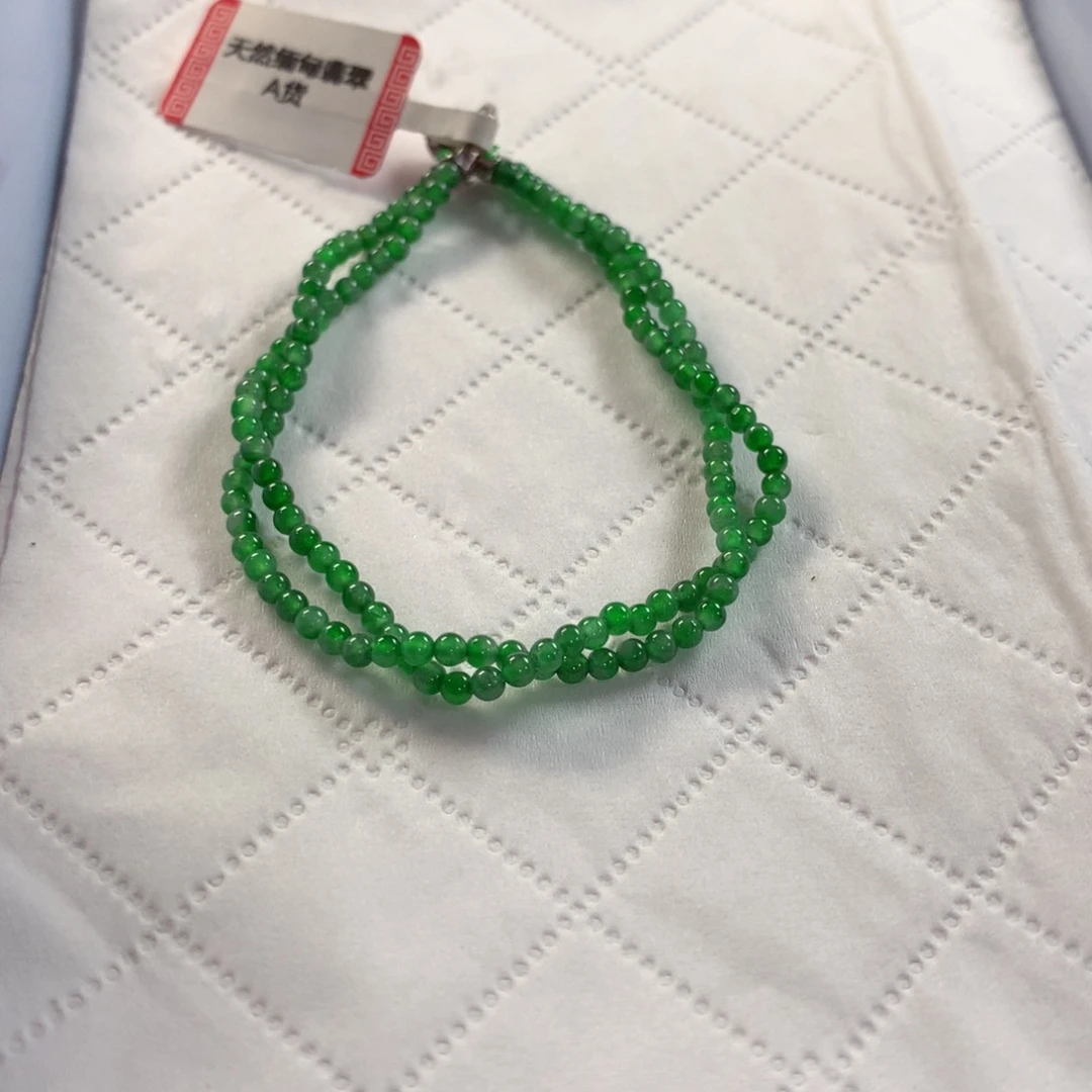 翡翠未镶嵌颈饰手串