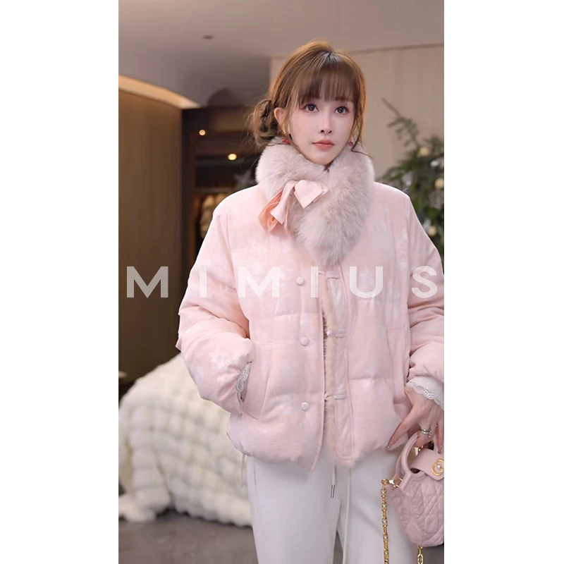 【mimius】七可溯源三星安心羽绒国风水貂毛羽绒服（不可机洗）G12030