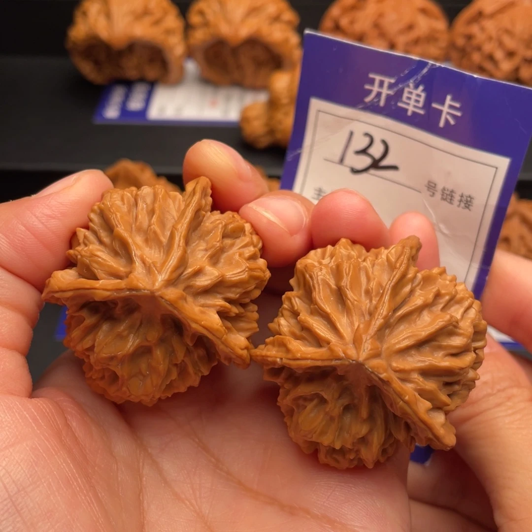 把件文玩核桃帝王三棱43全品