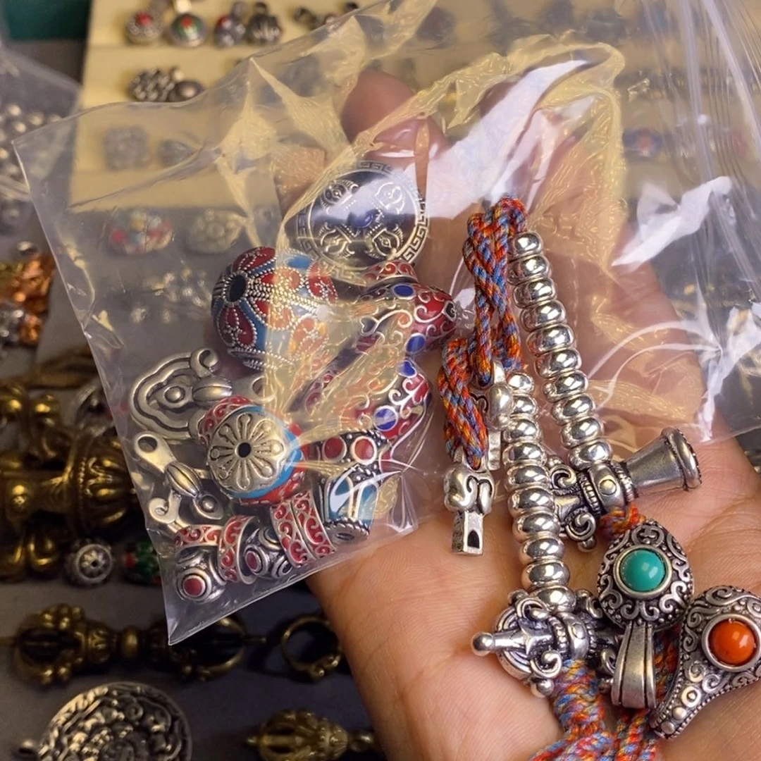 H****念景泰蓝大号3通套装加计数器新款大号➕卡子2个