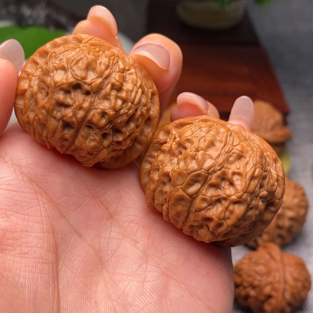 把件文玩核桃毕业精品绝配血麒麟39.5全品