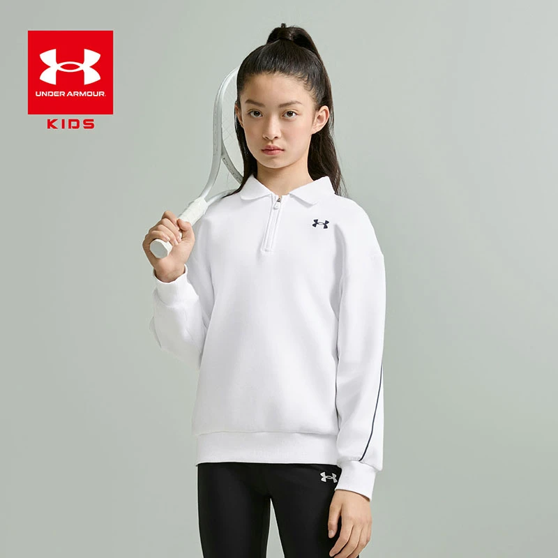 Under Armour/安德玛大童春秋运动风薄款保暖宽松套头卫衣 3526