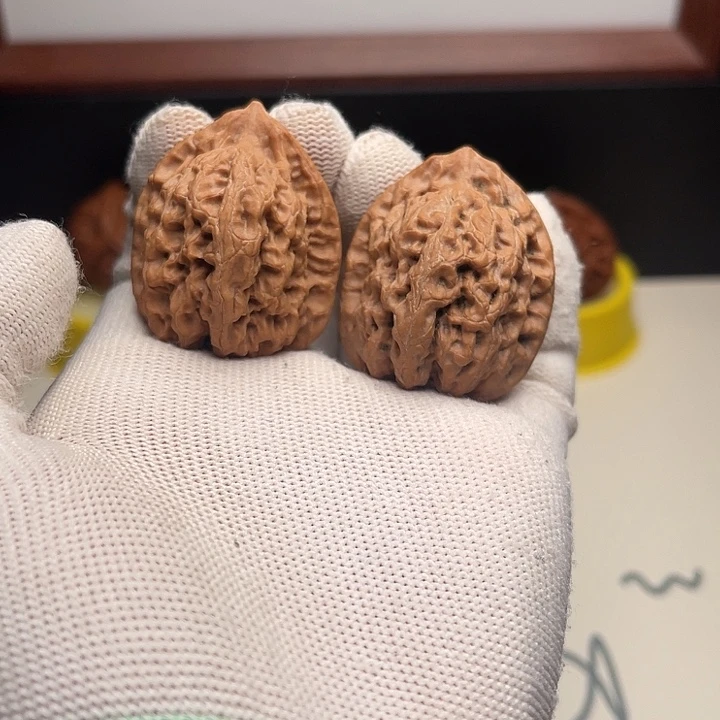 文玩核桃把件35全品佛肚