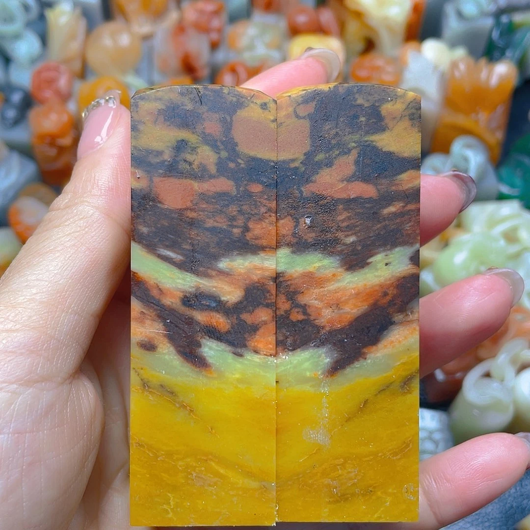 青田石印石青田封门