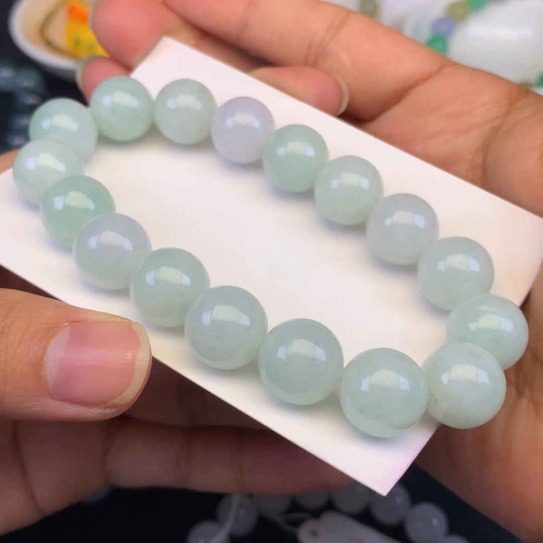 翡翠未镶嵌颈饰天然缅甸翡翠A货卡12+