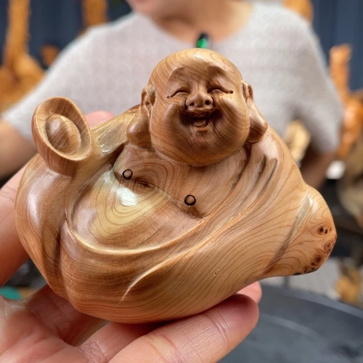 柏木（崖柏）手把件