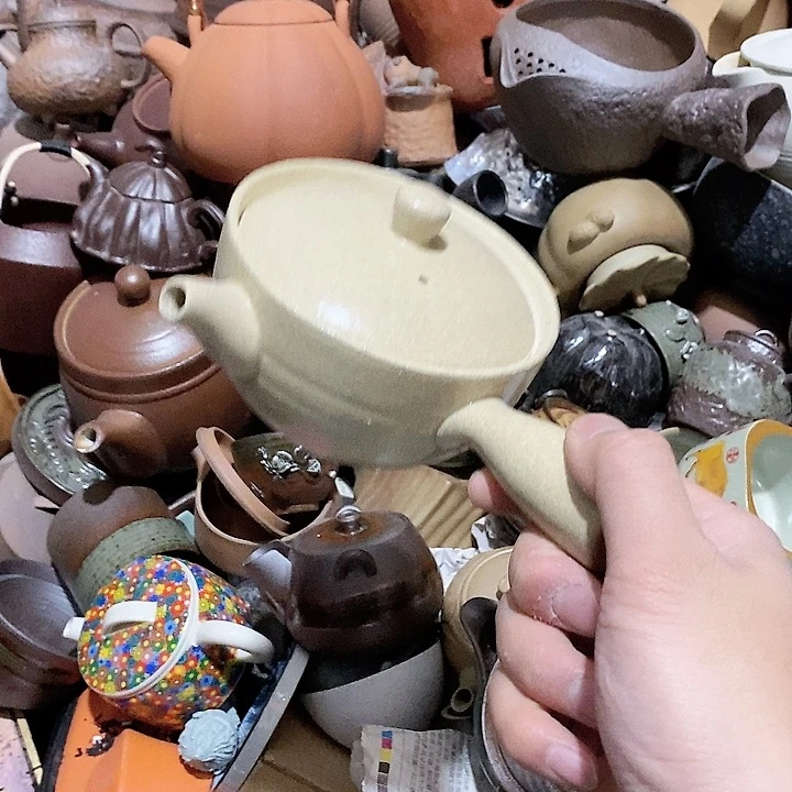 瓷片荷花绽放了我最美丽动人心弦。