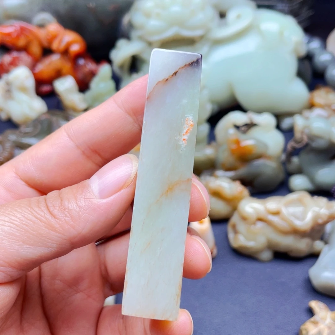 白玉菩提吊坠摆件