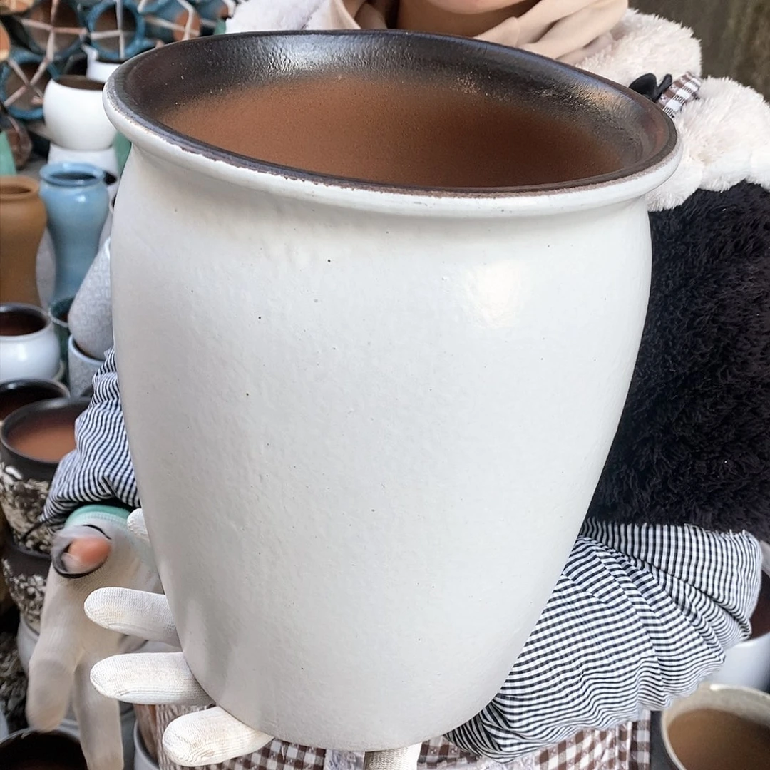 紫砂花盆正品口20高25