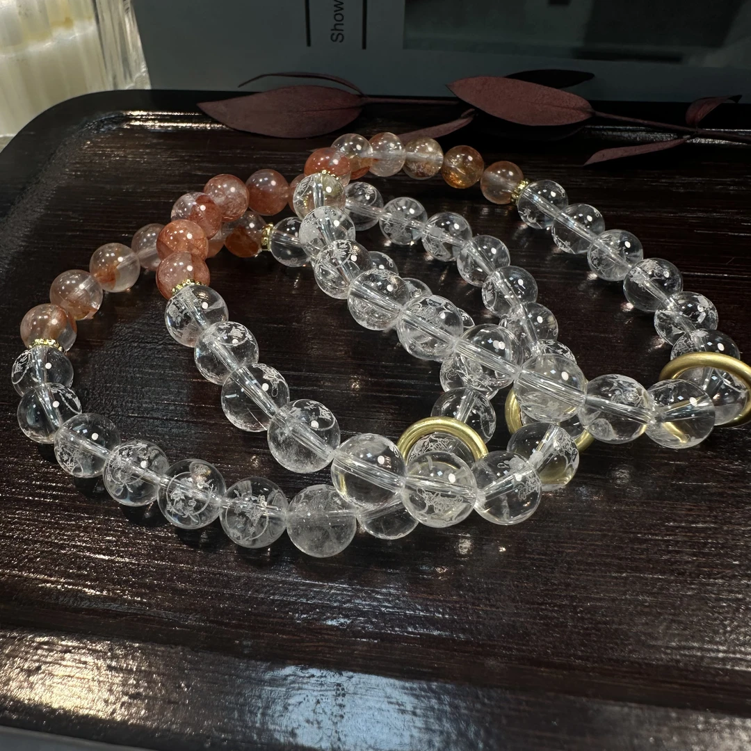 【小院甄选】原创水晶手链约8mm 多样性发一件 ELL1561