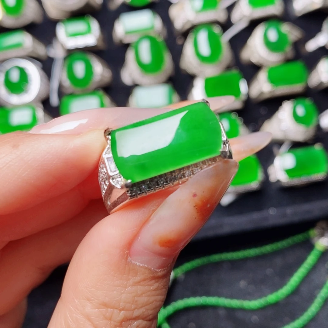 未镶嵌戒指翡翠天然翡翠正品