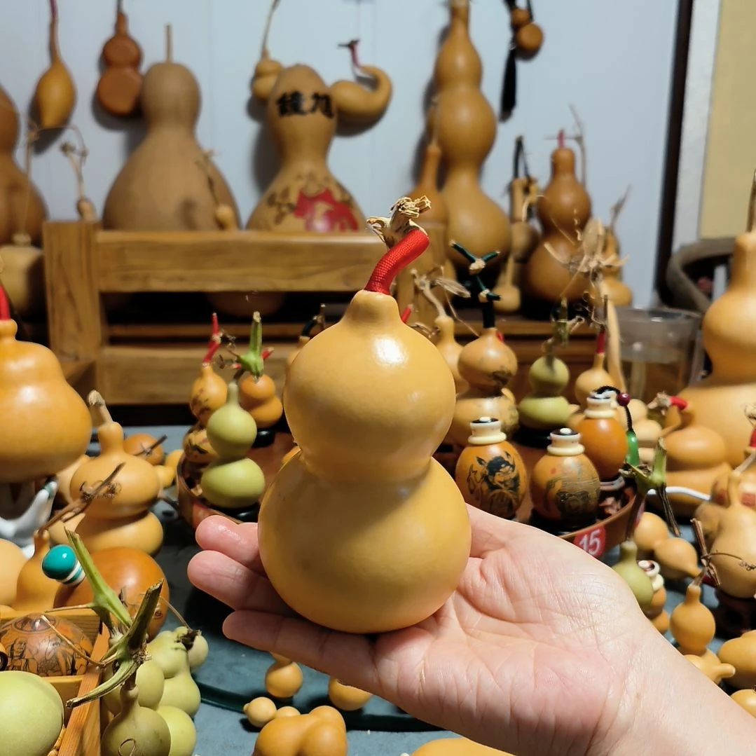品****)葫芦福禄双全手把件