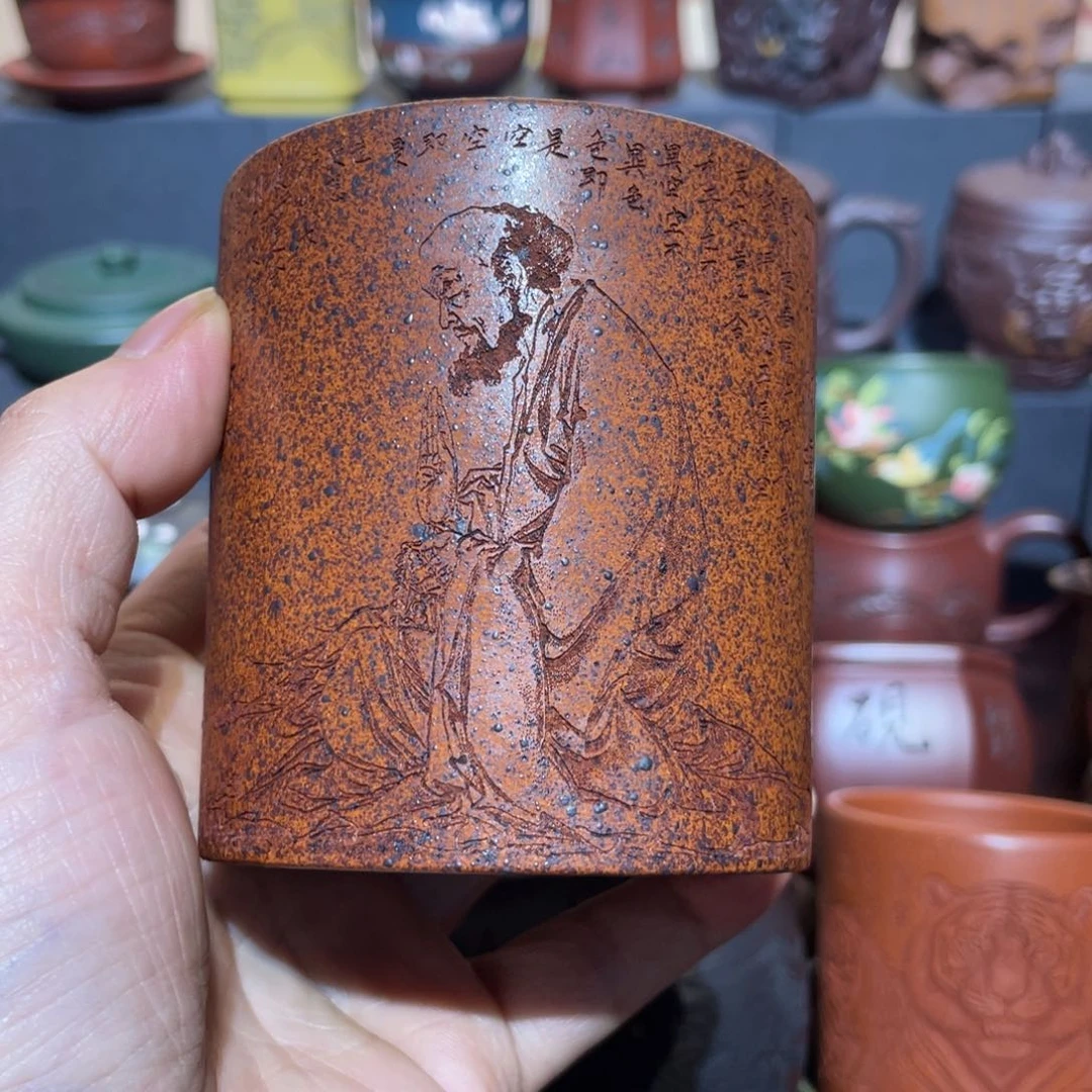 原矿紫砂手工主人杯