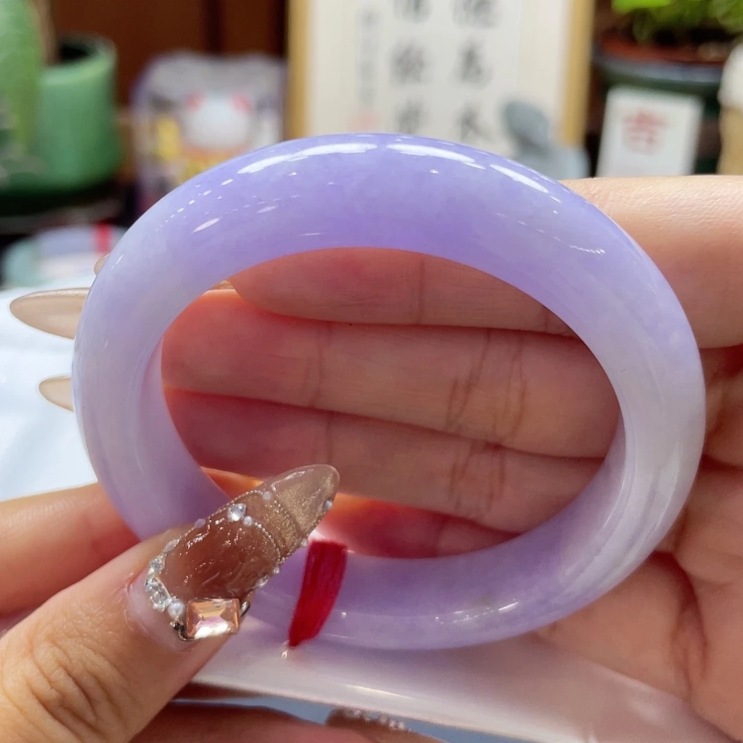 翡翠未镶嵌手镯42号