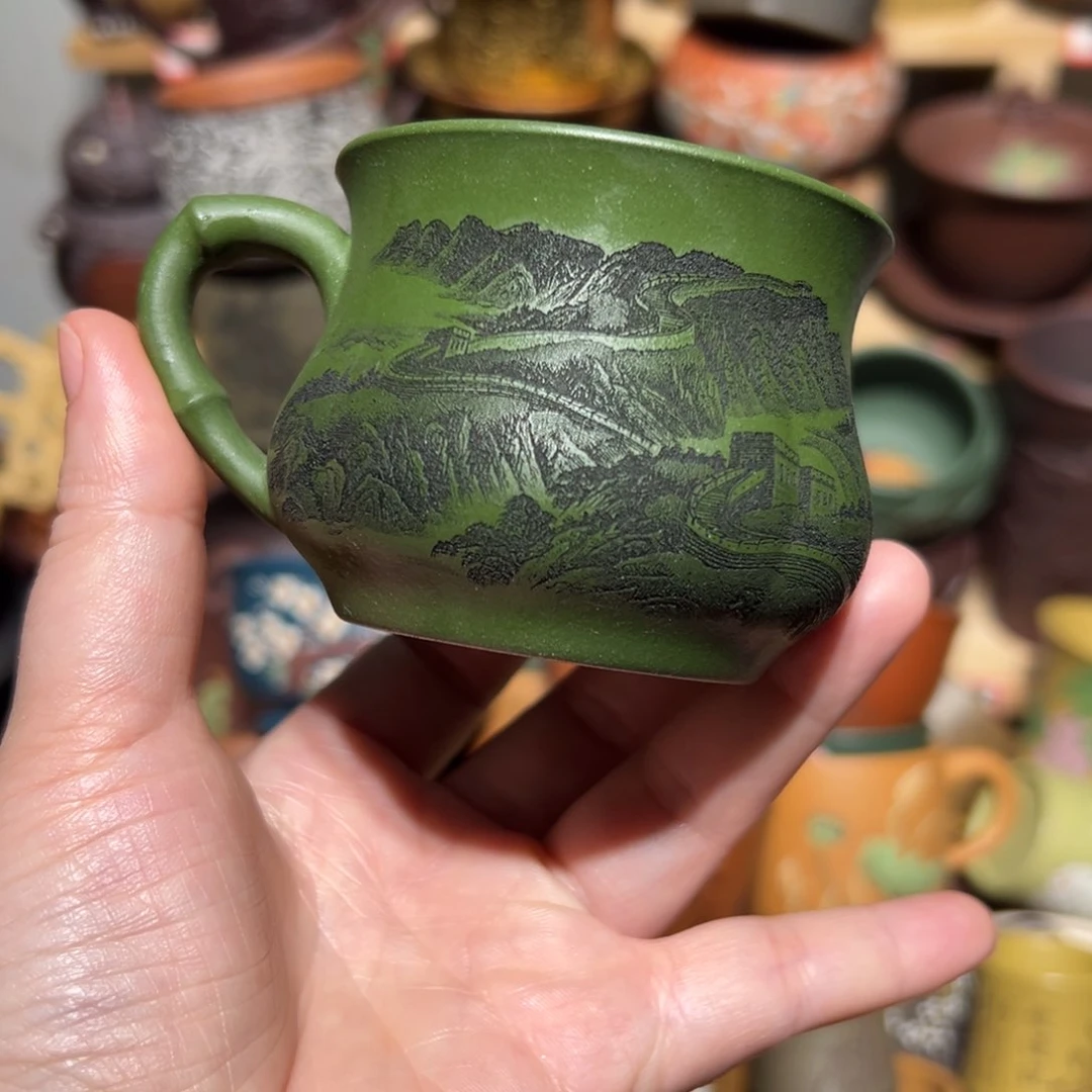 紫砂茶杯宜兴紫砂主人杯