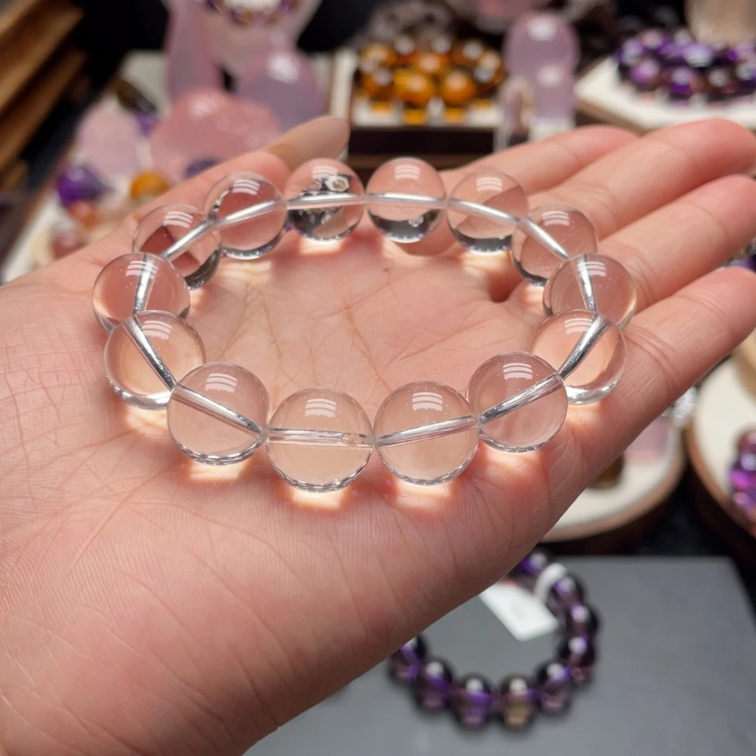 未镶嵌手链水晶13.8