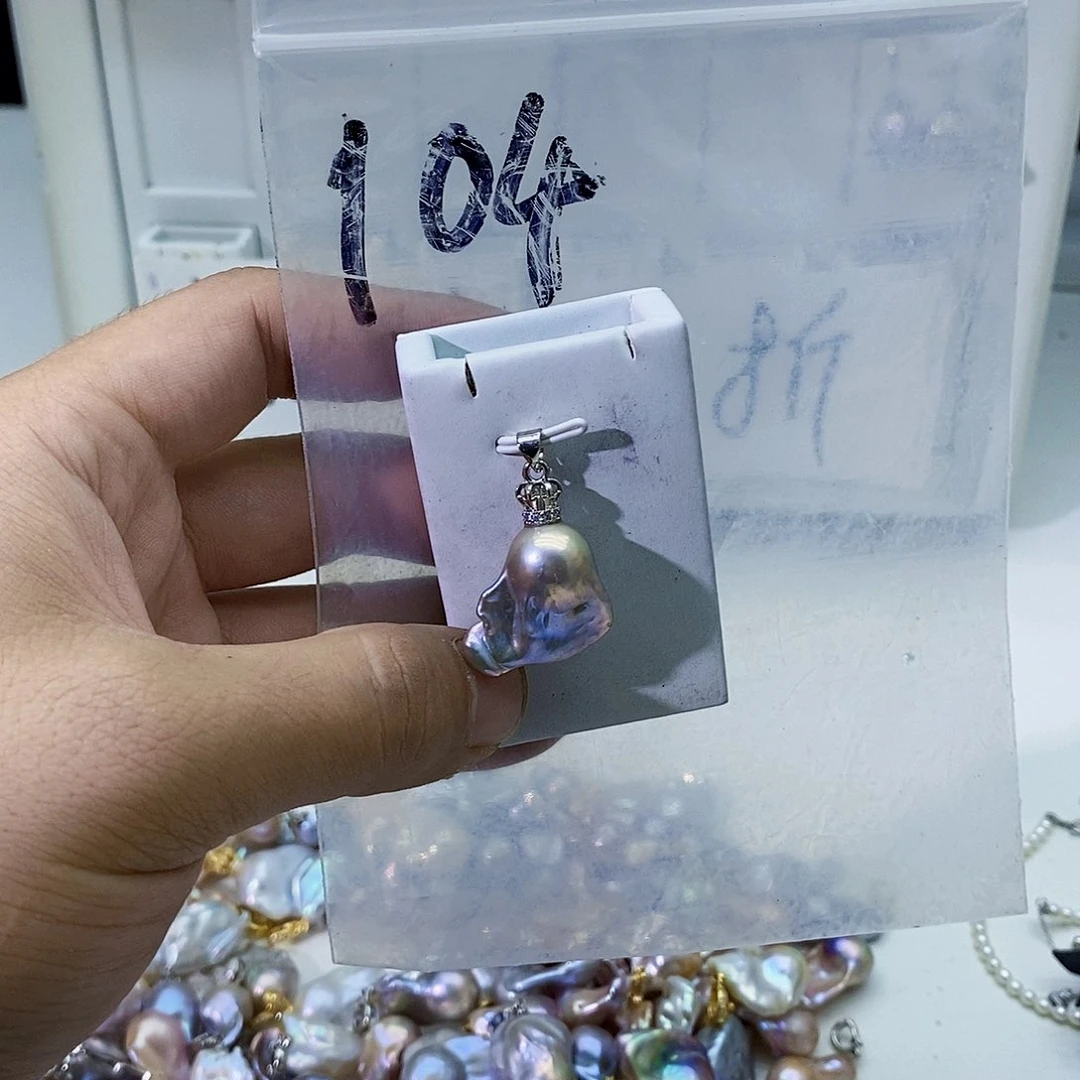 淡水珍珠合金颈饰