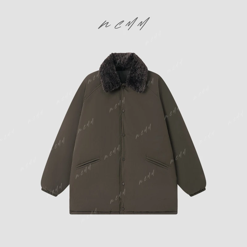 NCMM匠音夫妇「听暖」高标高蓬松新国标95白鸭绒毛领羽绒服C-8232