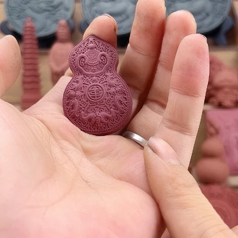 泥塑龙涎玫瑰福禄寿福利价