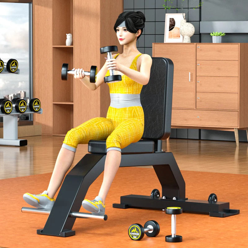 爱宸商用推肩椅健身椅直角凳哑铃凳三头肌训练椅肩部推举健身器材