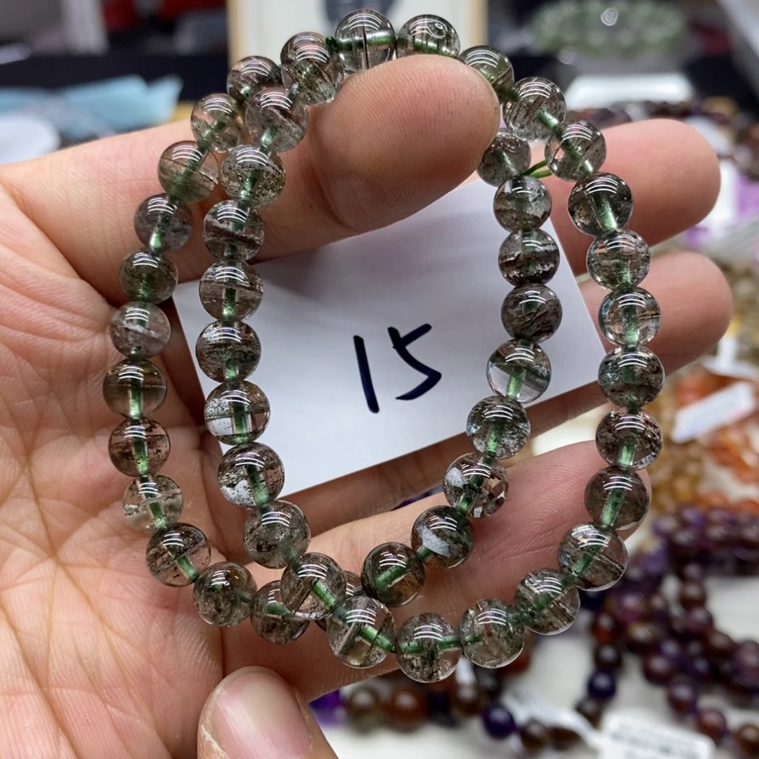 水晶手链未镶嵌多样性发货发一条