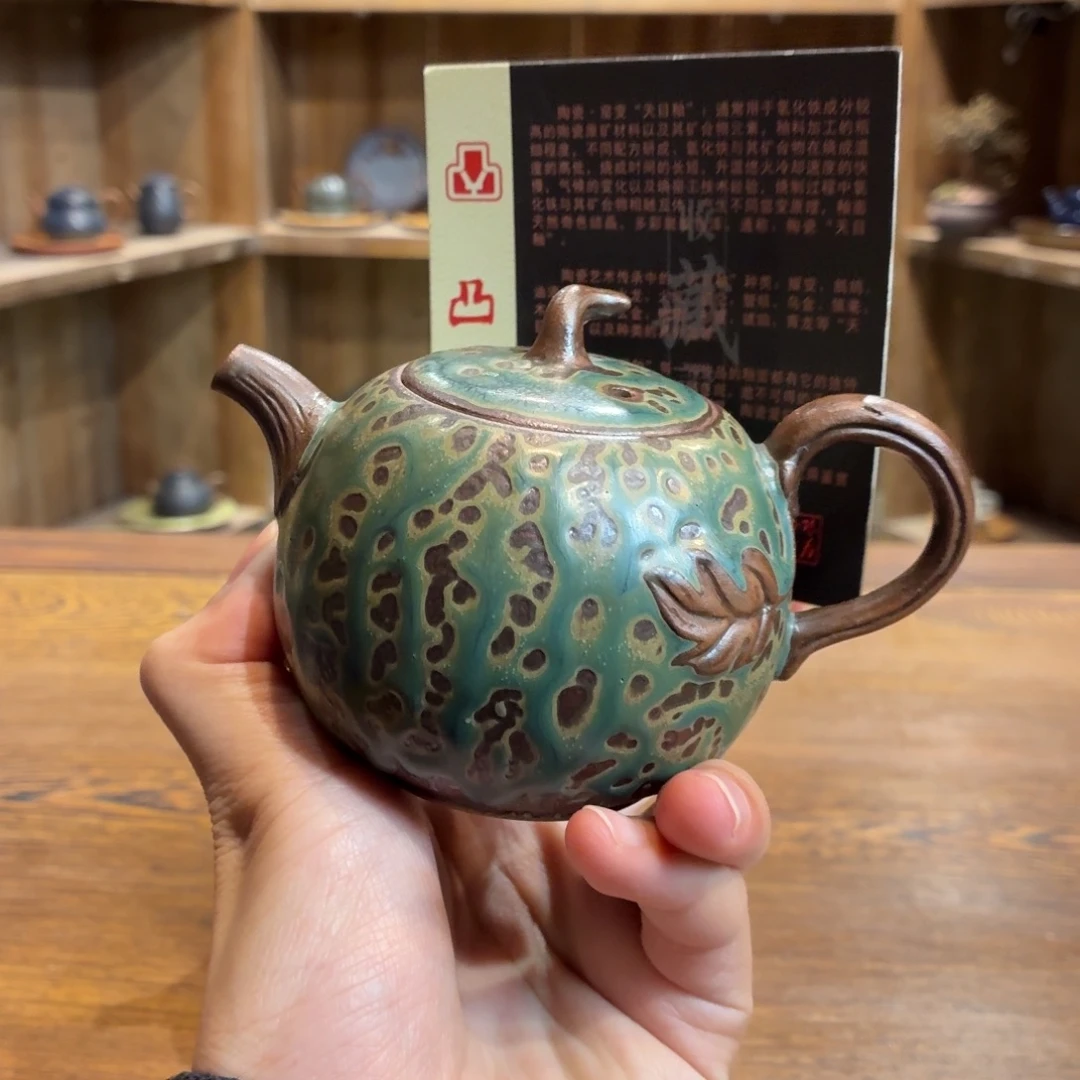 柴烧老岩泥茶器皿
