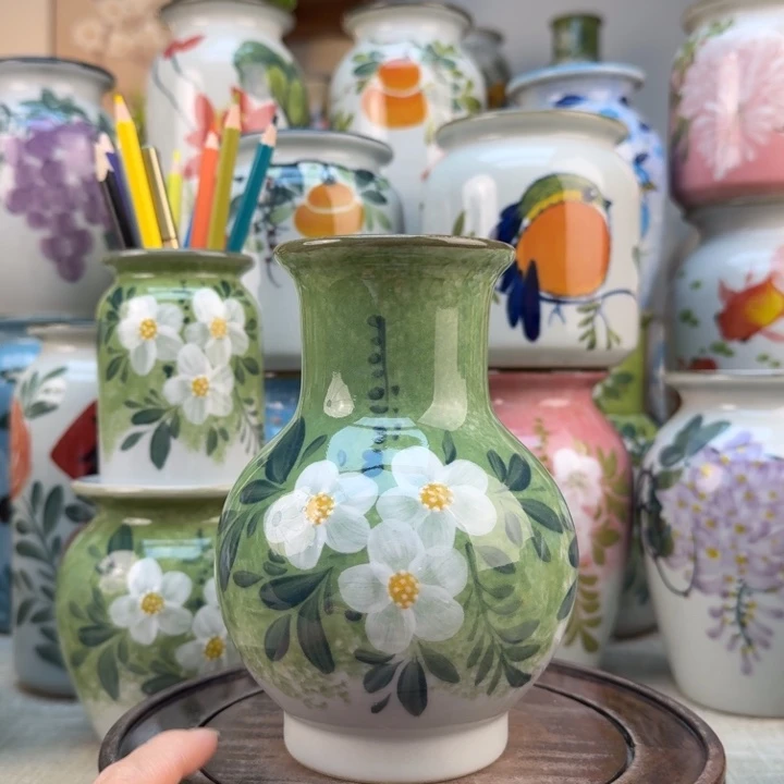 瓷片花瓶562356655665655656
