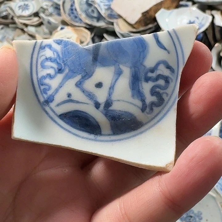 游***鹤瓷片瓷片标本，顺丰包邮